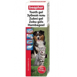 Зубной гель Tooth gel для кошек и собак (Беафар), уп. 100 мл
